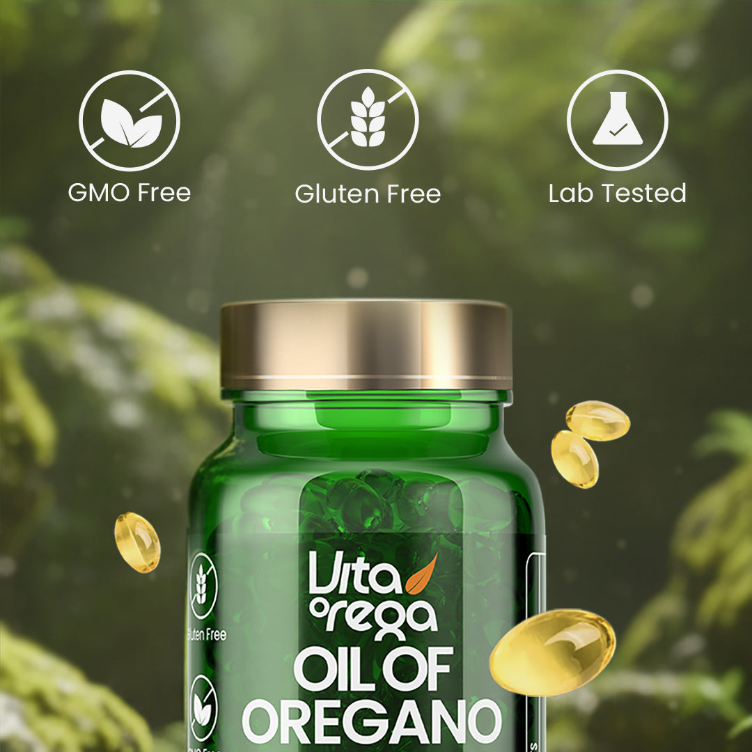 VitaOrega® Oil of Oregano with Black Seed Oil Softgels