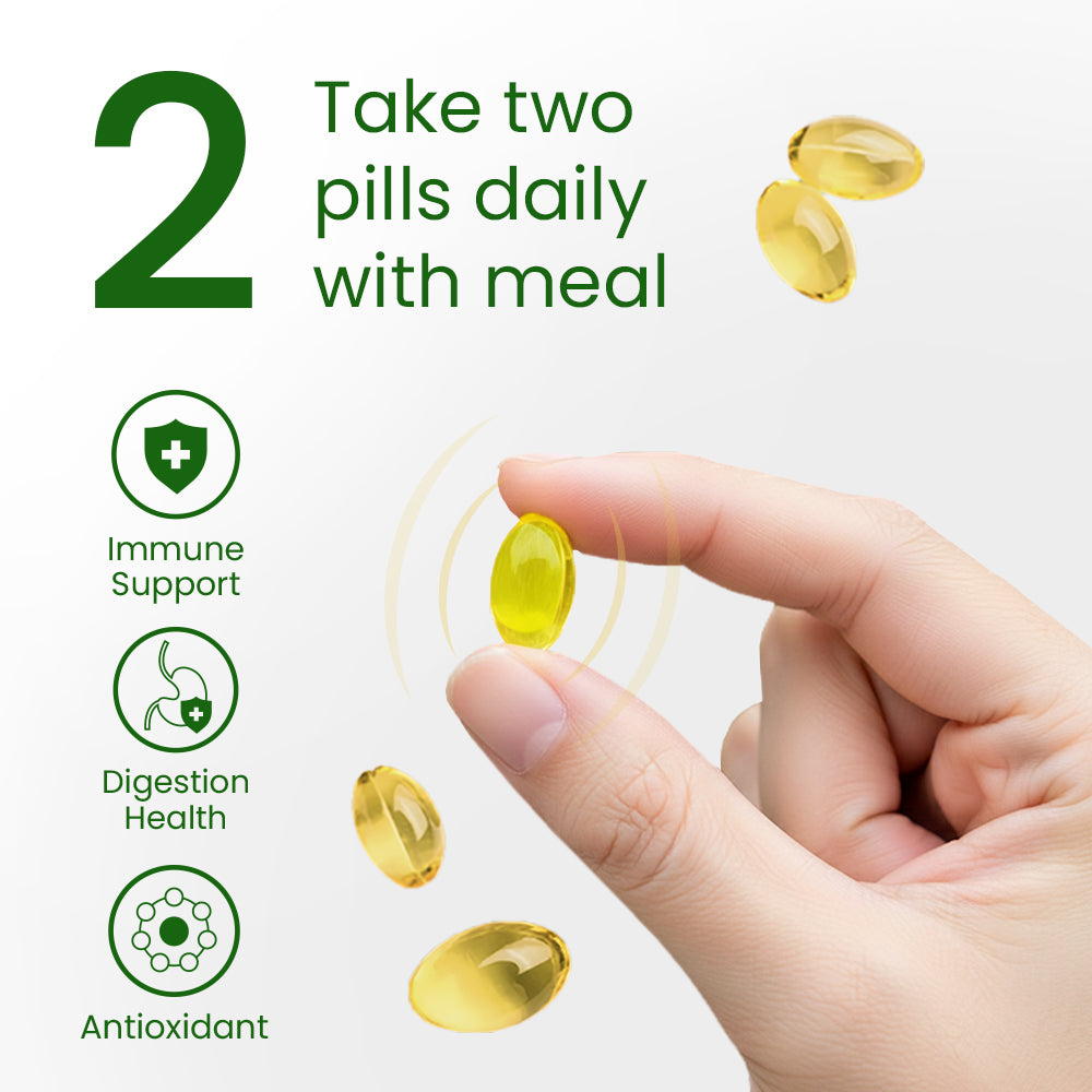 VitaOrega® Oil of Oregano with Black Seed Oil Softgels