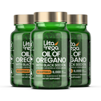 VitaOrega® Oil of Oregano with Black Seed Oil Softgels – Pack of 3